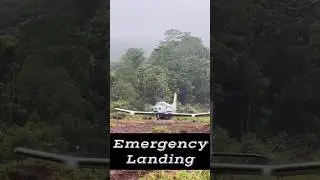 Emergency Landing in Bad Weather &ndash; Shocking Real Footage! #shorts