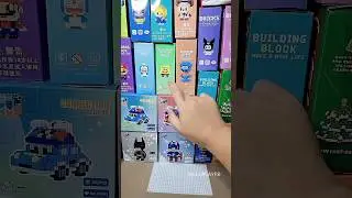 ASMR Unboxing Spongebob Bricks 🧽  Relaxing Sounds & Mini Block Satisfaction #ASMR #SpongebobBricks