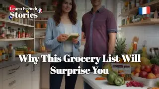 Learn 🇫🇷 French with a story: Unexpected Items on Grocery List