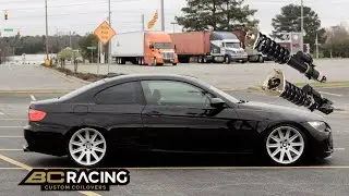 E92 335I GOES SLAMMED WITH BC COILOVERS!!!