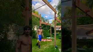 NINJA WARRIOR HIGH BARS TRAINING! #viral #viralvideo #shorts #ninja