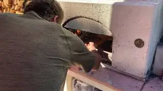 Ho to make Barbari bread in Wood-Fired  Pizza oven I Wood burning Pizza Oven