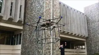 Heavy Lift Drone Test Flight