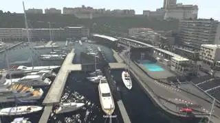 F1 2015 Monaco qualifying lap and race start with Mercedes Rosberg gameplay