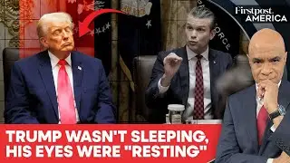Trump Denies Sleeping In White House Meetings, Says his Eyes Were 