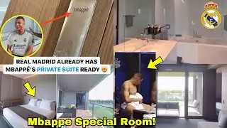 READY!🔥Kylian Mbappe&rsquo;s SPECIAL DRESSING ROOM Unveiled by Real Madrid | Mbappe new Locker room