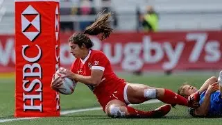 Seven INSANE tries from women's rugby in Langford!