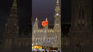 Best places to visit in Vienna, Austria Christmas Market - Rathausplatz Heart