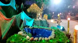 CHRISTMAS CRIB / IDEA FOR MAKING CRIB / CRIB WITH WATER FALL // 2022 //