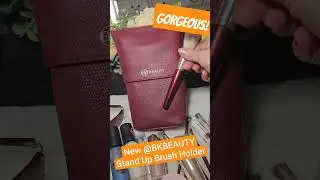 BK Beauty's NEW brush holder! Just gorgeous! #bkbeauty #over40makeup