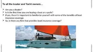Get a boat insurance coverage quote from Blue Water Yacht Insurance!
