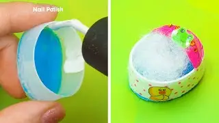 How to Make a Foot Bath 😊😎 | DIY Miniature Hacks | #Shorts