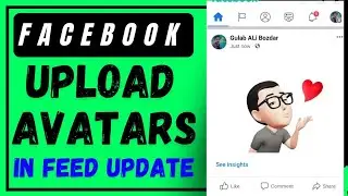 Facebook Avatars New Update Upload News feed 2023 | Upload Avatars In Facebook Feed
