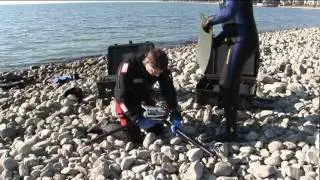 NDSatCom MPT1000 Ruggedized Fly Away Terminal - Water Test
