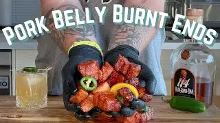 Smoked Jalapeño Peach Burnt Ends + Bourbon Smash- Barbecue Elementary