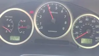 Subaru Impreza WRX standard acceleration 0-100mph (2005 218bhp)