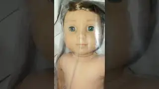 Box opening of Logan American Girl (boy) doll