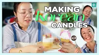 Making Aesthetic Korean-Style Candles In Singapore 🕯️| From Hanguk To Singapore | MiddleClass.sg