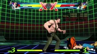 UMVC3 hagger combo request (want to reach 1250k) / corner cr.L start (ハガー コンボ依頼)