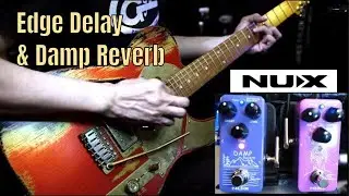 All the Reverb & Delay that you want in a small form factor! The NUX Damp Reverb and Edge Delay