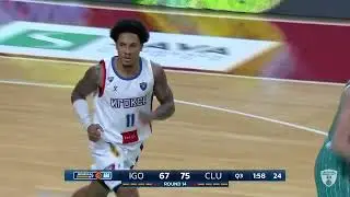 AdmiralBet ABA League 2025/26, highlights, Round 14: Igokea m:tel - U-BT Cluj-Napoca (10.1.2026)