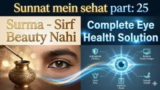 Surma Sirf Beauty Nahi. Complete Eye Health Solution | Sunnat Mein Sehat Part:25 | @Aasansunnifatwa 