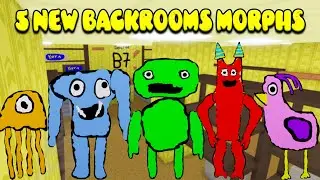UPDATE 174 - How To Get 5 NEW MORPHS in Backrooms Morphs - ROBLOX