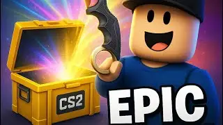OPENING CS2 CASES! in ROBLOX!! is FREE CASE THE BEST?