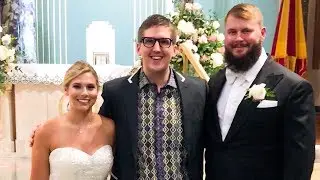 Chris Bohinski singing By My Side at Mr. and Mrs. Mark Glowinski Wedding (Indianapolis Colts #64)