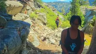 Grass Lake Glen Alpine Trail Desolation Wilderness Fallen Leaf Lake Tahoe#hiking#waterfall#hikers