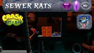 Lv5. Sewer Rats - Crash Bandicoot: BIT By BIT (Crash Bandicoot: Back In Time)