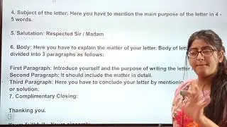 Formal Letter writing in English  CLASS 10