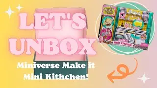 Miniverse make it mini Kitchen unboxing and reveal #miniverse #minikitchen