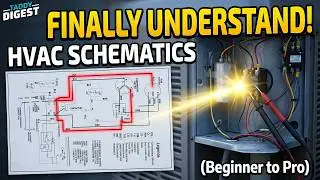 How to Read HVAC Schematics (Beginner to Pro – Furnace & AC Explained)