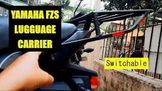 Yamaha FZS Luggage Carrier | How I designed and got it custom made ?