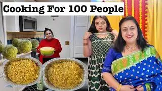 Cooked For 100 PEOPLE | NRI LIFE In AMERICA | Simple Living Wise Thinking