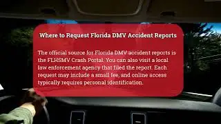 How to Access Driving Accident Reports in Florida DMV Records