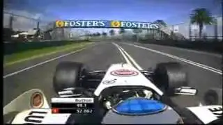 Jenson Button Onboard Pole Lap Albert Park (Australia) 2006
