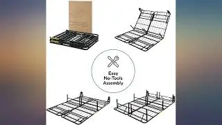 Classic Brands Hercules Heavy-Duty 14-Inch Platform Metal Bed Frame with Universal review