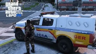GER PMMG em Ação | Patrulhamento para Manutenção da Ordem Pública | GTA V LSPDFR