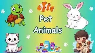 Pet Names for Kids | Learn Pet Names Easily | Pet Animals @minniebeeschool