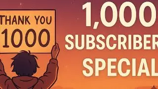 #1000 #subscribers #special Thank You all!