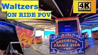 Waltzers ON RIDE POV in 4K - Brighton Pier