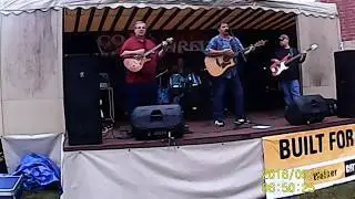 dewie jefrey band me on the drums