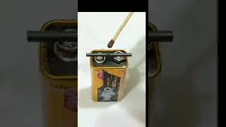 9volt battery vs graphite #shorts