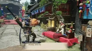 Monster Hunter Rise - Kamuro Village: Talk To Hinoa Quest Maiden: Gives Cohoot and Petalace Gameplay