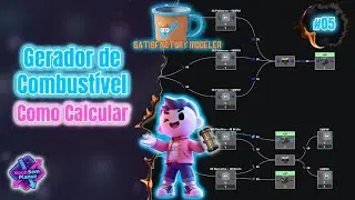 Aventura Sem Planos | Satisfactory Modeler #5 - Como Calcular o Gerador de Combust&iacute;vel!