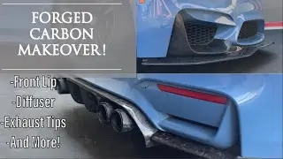 My BMW M4 GETS TONS OF NEW FORGED CARBON FIBER! (IS IT LEGAL TO LOOK THIS GOOD?)