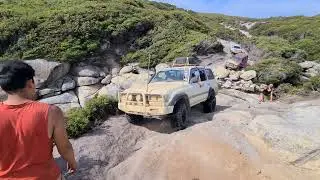 Climies Track waterfall gets the heart pumping. Not as bad as they make it out to be though