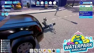 Buying Ice-creams is Dangerous in This Game! - Waterpark Simulator - Part 5